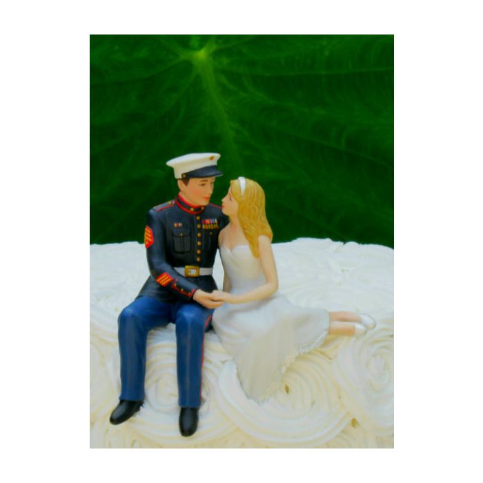 Marine Wedding Cake Topper - Magical Day